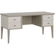 Pattinson 60 X 24 inch White Ceruse / Oyster Shagreen Desk